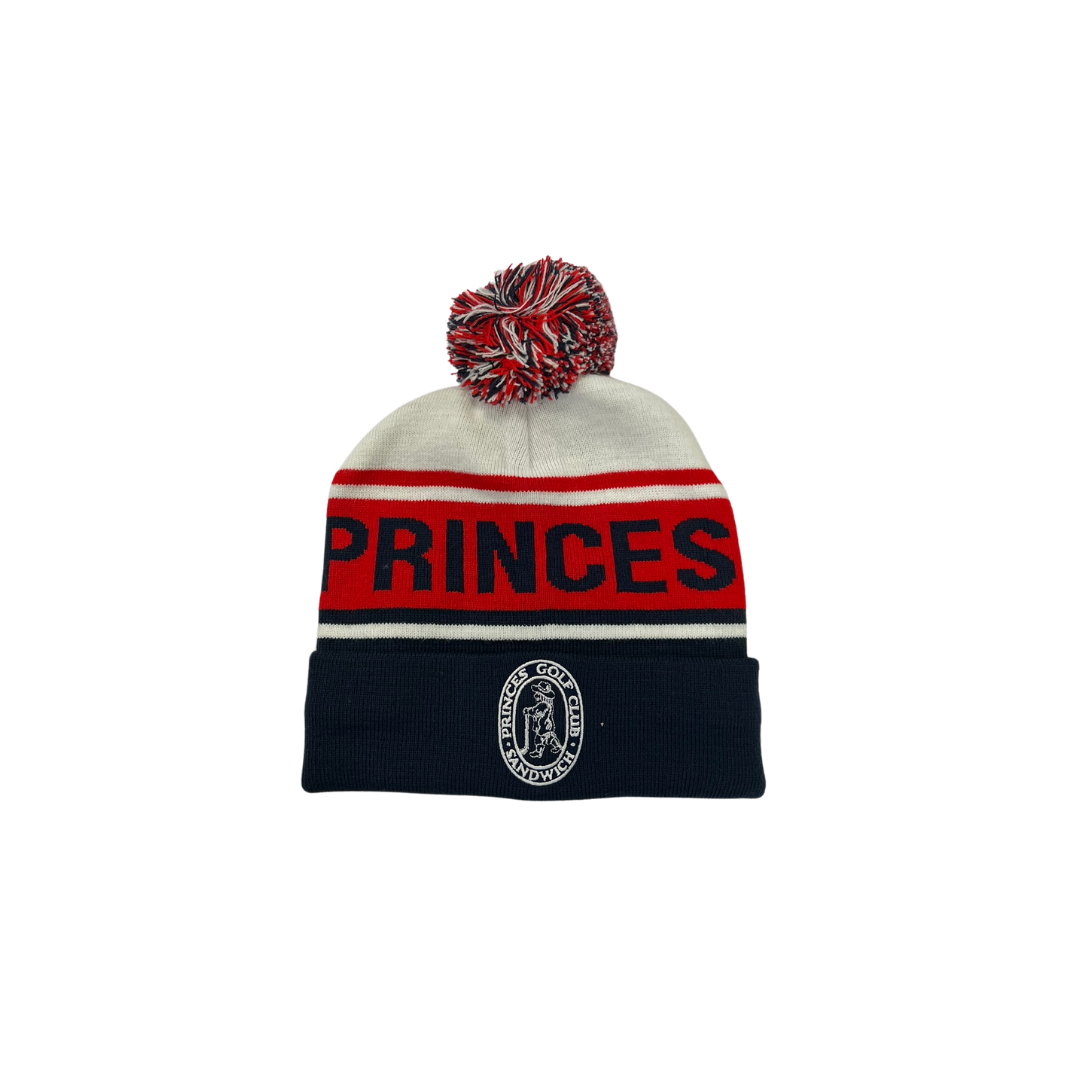 Prince's Bobble Hat - Red, White & Blue