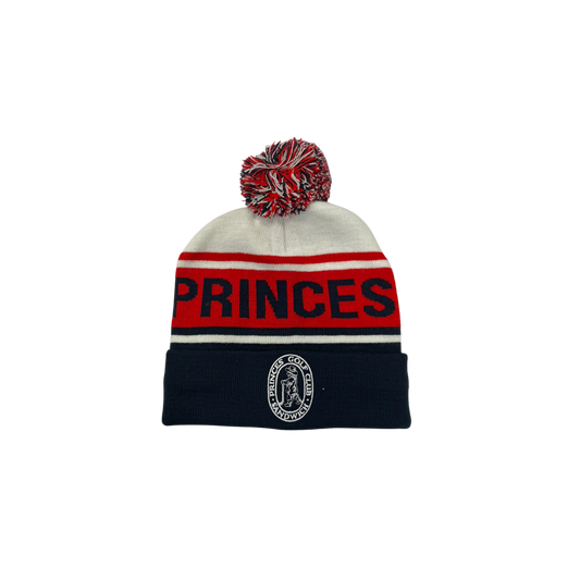Prince's Bobble Hat - Red, White & Blue