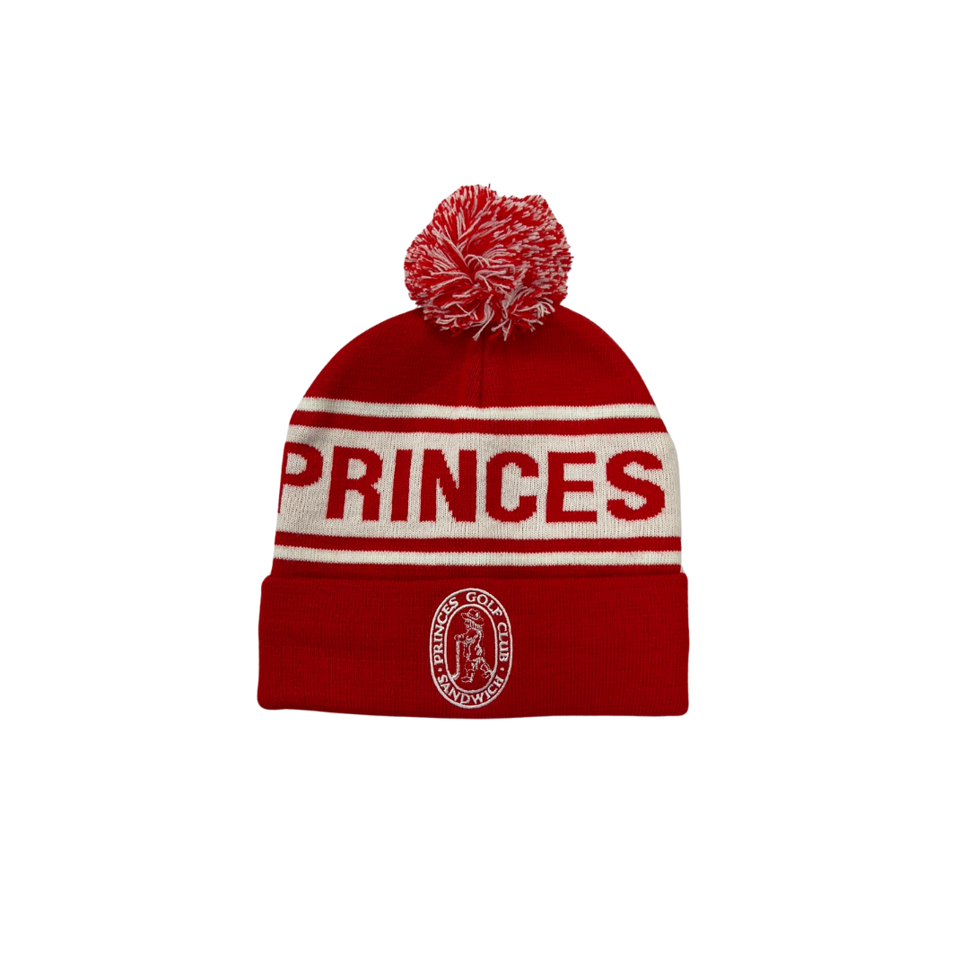 Prince's Bobble Hat - Red