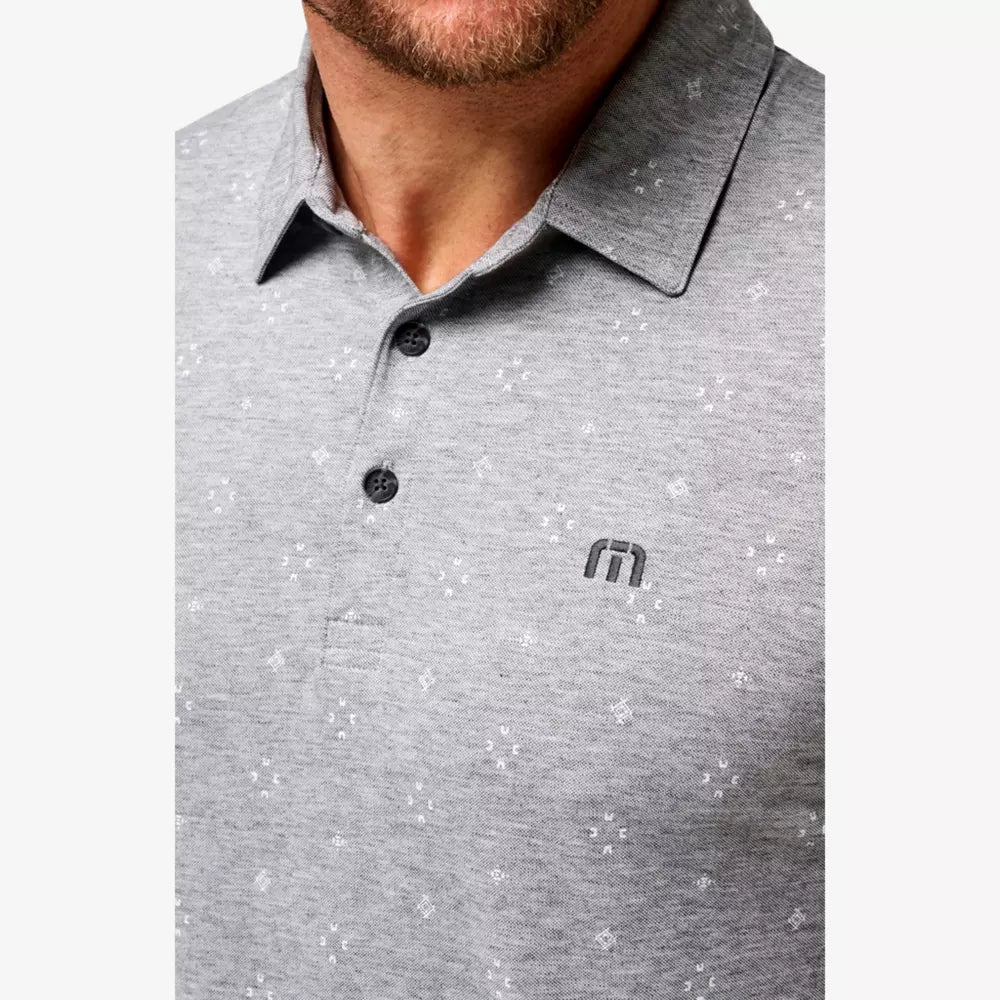 TM Blacksail Bay Polo - Heather Medium Grey