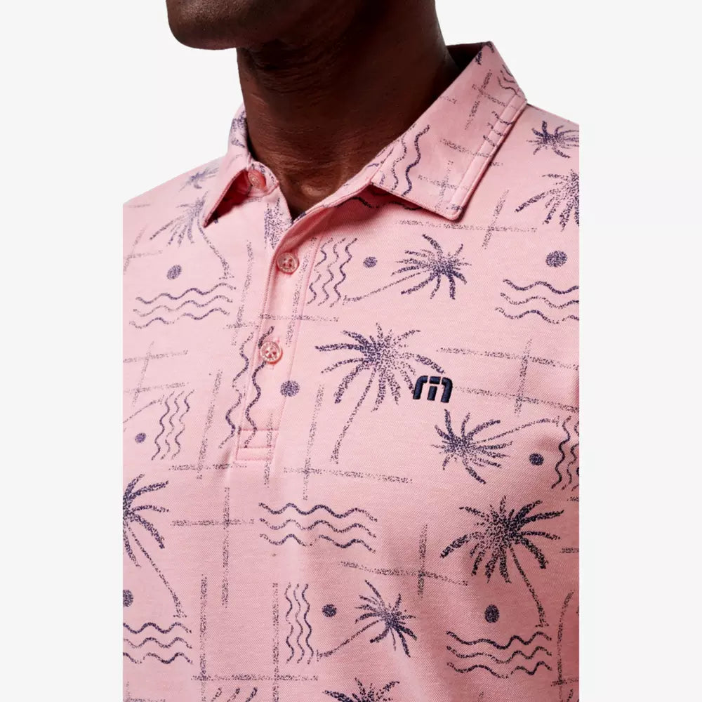 TM Coconut Palm Polo - Heather Blush