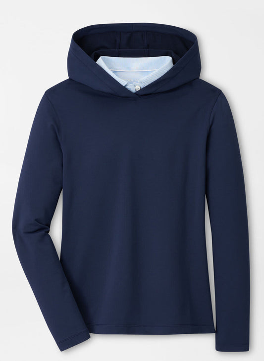 Peter Millar Women's Pine Hoodie - NAVY