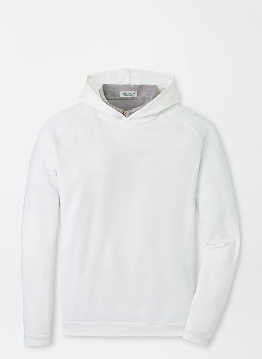 Peter Millar Pine Performance Hoodie - White