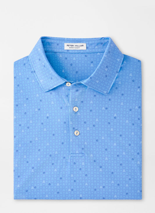 Peter Millar Skull In One Performance Jersey Polo - Bonnet