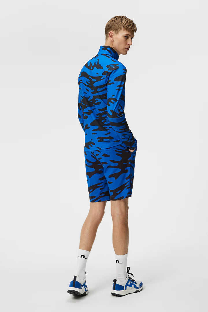 JL Luke Print Mid Layer - Blue