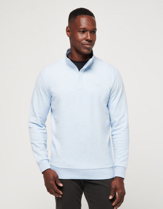 TM  Cloud Quarter Zip 2.0 - Heather Kentucky Blu