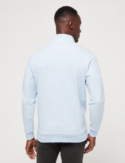 TM  Cloud Quarter Zip 2.0 - Heather Kentucky Blu