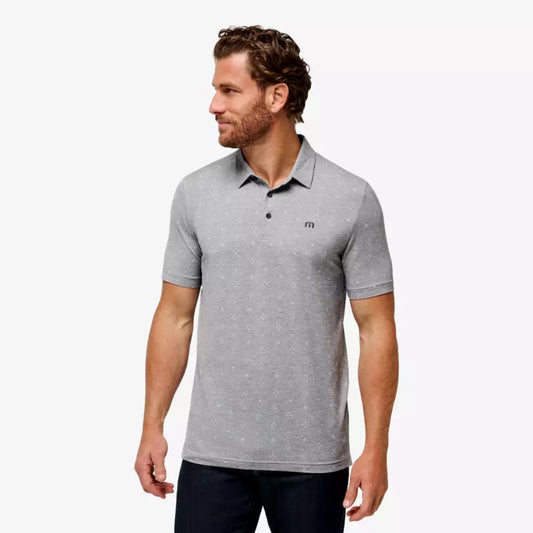 TM Blacksail Bay Polo - Heather Medium Grey