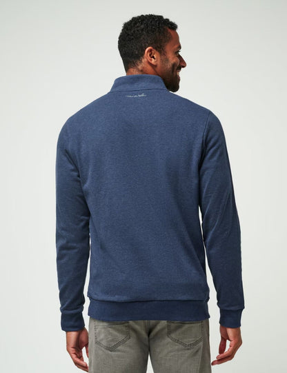 TM  Cloud Quarter Zip 2.0 - Heather Blue