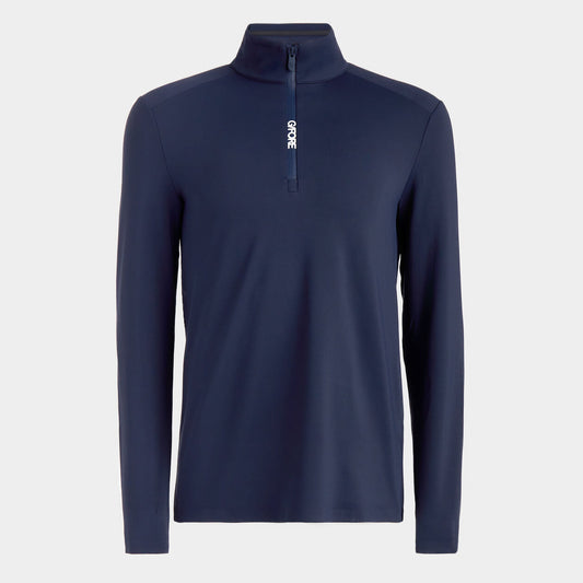 G/FORE Brushed Back Tech Quarter Zip Pullover - Navy