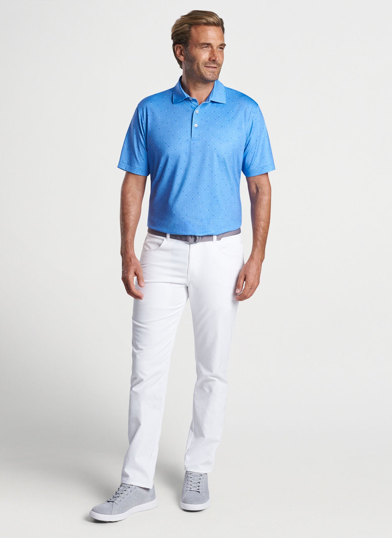 Peter Millar Skull In One Performance Jersey Polo - Bonnet