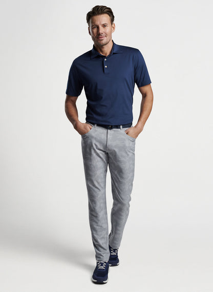 Peter Millar Solid Performance Jersey Polo - Navy