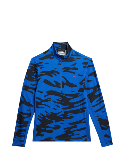 JL Luke Print Mid Layer - Blue